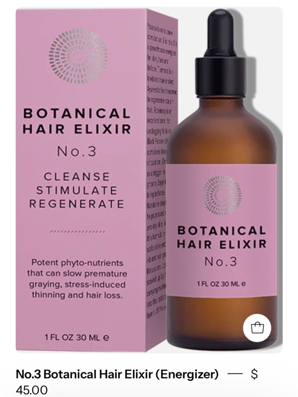Hairprint Botanical Hair Elixir No. 3